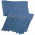 Designer Half Net Stole- Ocean Blue